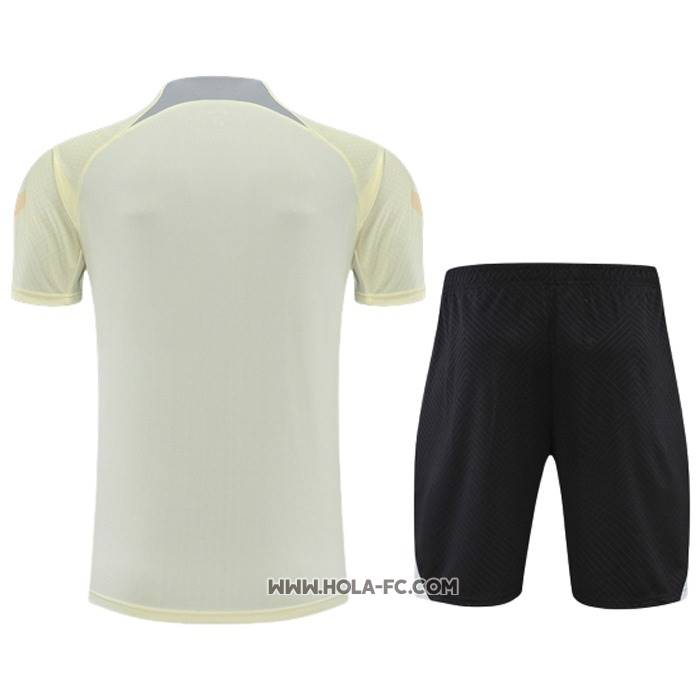 Chandal del Tottenham Hotspur 2022-2023 Manga Corta Beige - Pantalon Corto